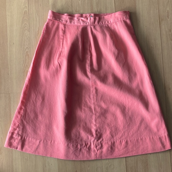 Vintage corduroy pink a-line skirt - Picture 9 of 9